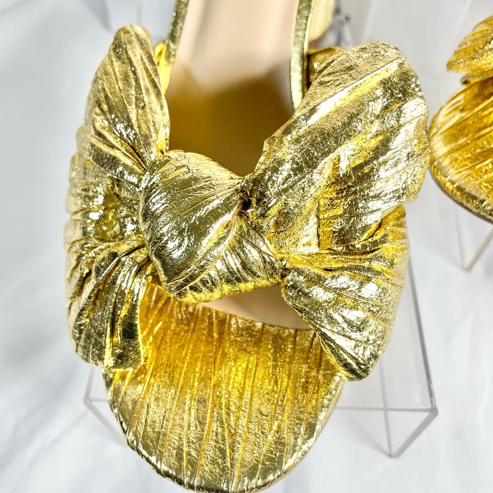 Sz 7 women’s chunky platform gold Dream Pairs Gold Platform Sandals - Picture 5 of 10